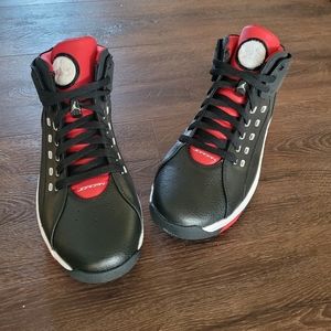 Nike red and black Jordan Ol'Schools